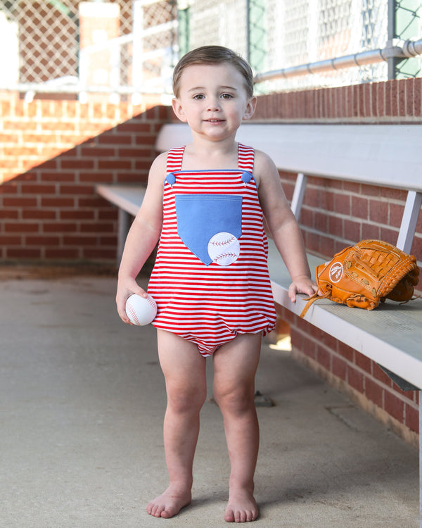 Baseball Pocket Sunsuit