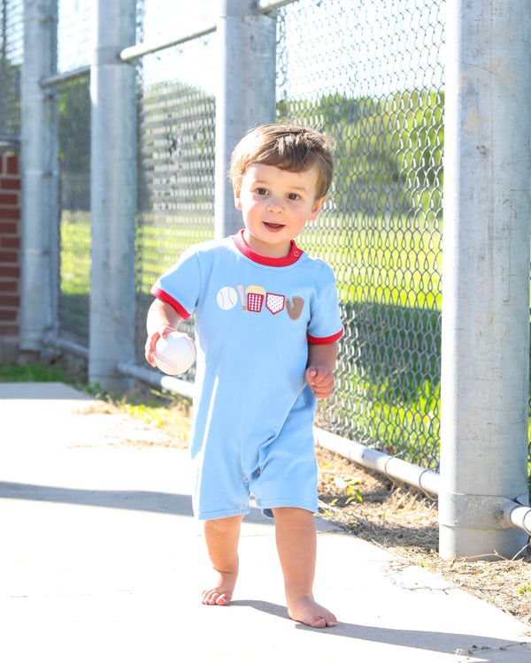 Take Me Out To The Ballgame Romper