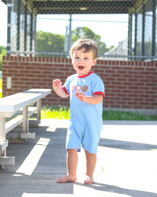Take Me Out To The Ballgame Romper