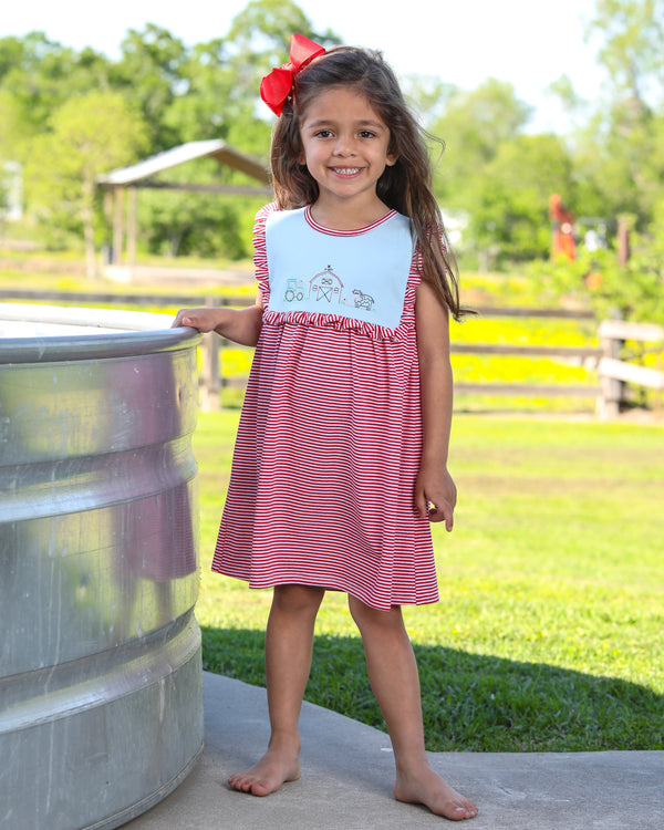 Farm Embroidery Dress