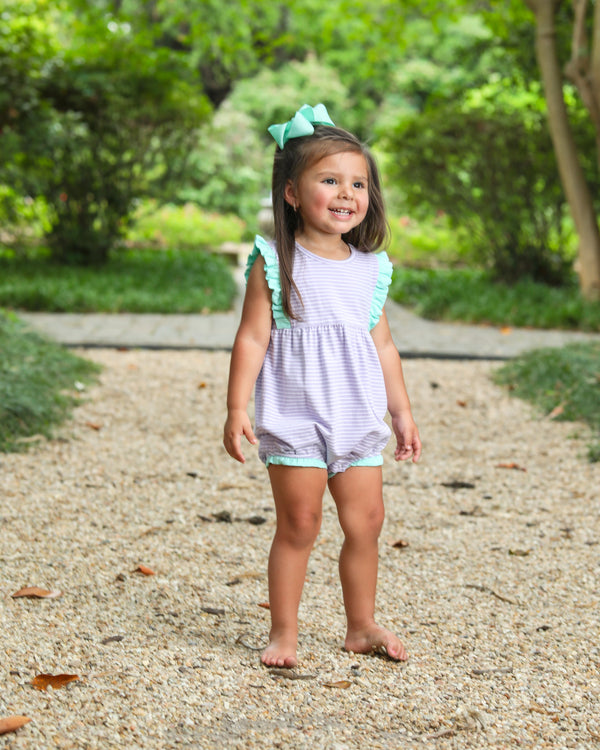 Josie Bubble- Lavender Stripe/Mint