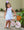 Penelope Bloomer Set- Light Blue Stripe/Lavender