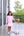 Rosemary Skort- Light Pink Stripe