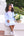 Katherine Dress- Light Blue Stripe/Light Pink
