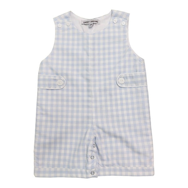Light Blue Gingham Jon Jon