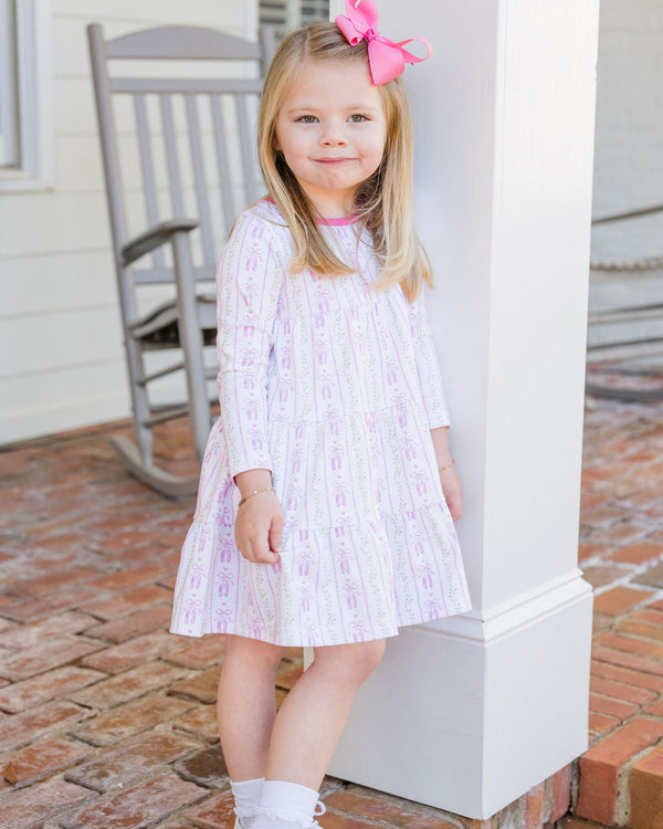 Tally Twirl Knit Dress- On Pointe