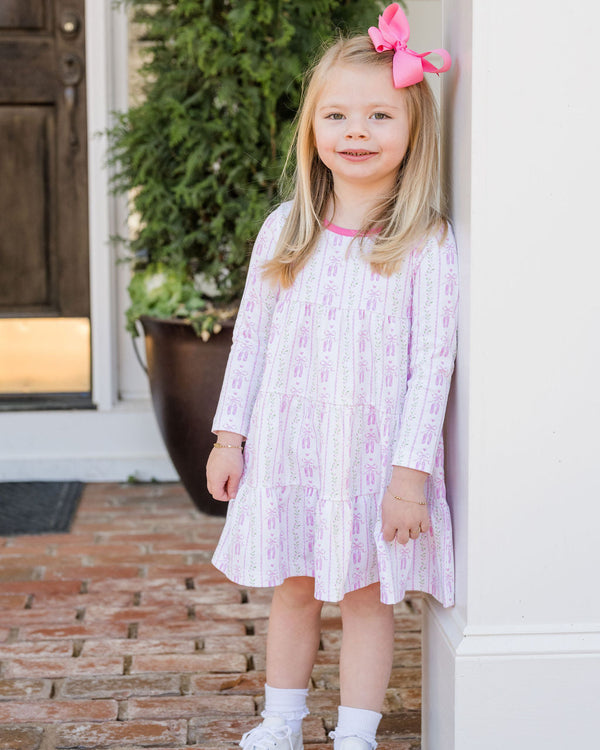 Tally Twirl Knit Dress- On Pointe