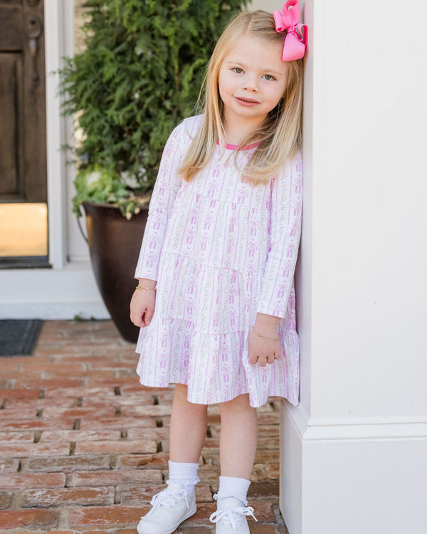 Tally Twirl Knit Dress- On Pointe