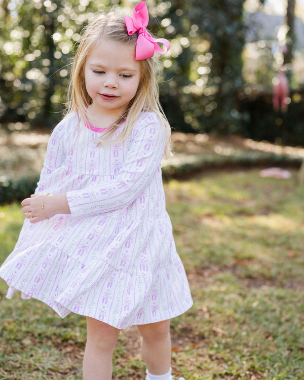 Tally Twirl Knit Dress- On Pointe
