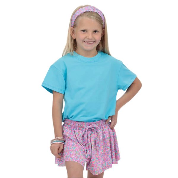 Confetti Stars Butterfly Flowy Shorts