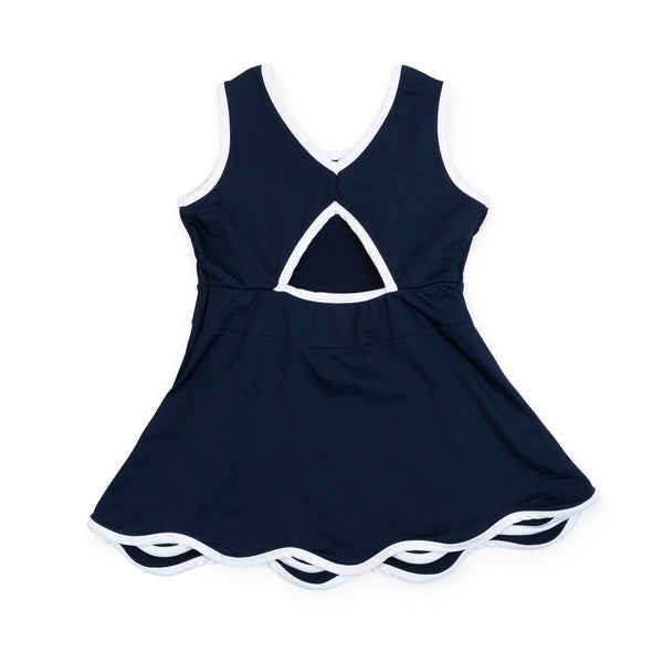 Taylor Performance Dress- Navy