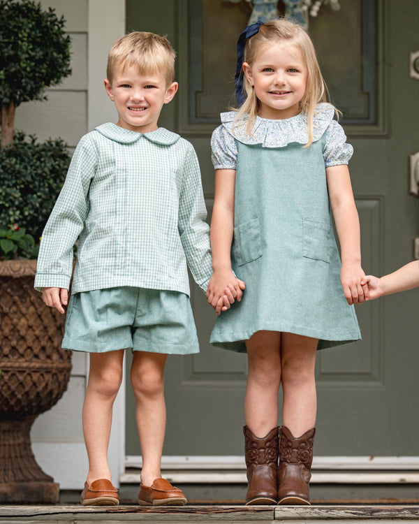Hazel Teal Briar Floral Dress