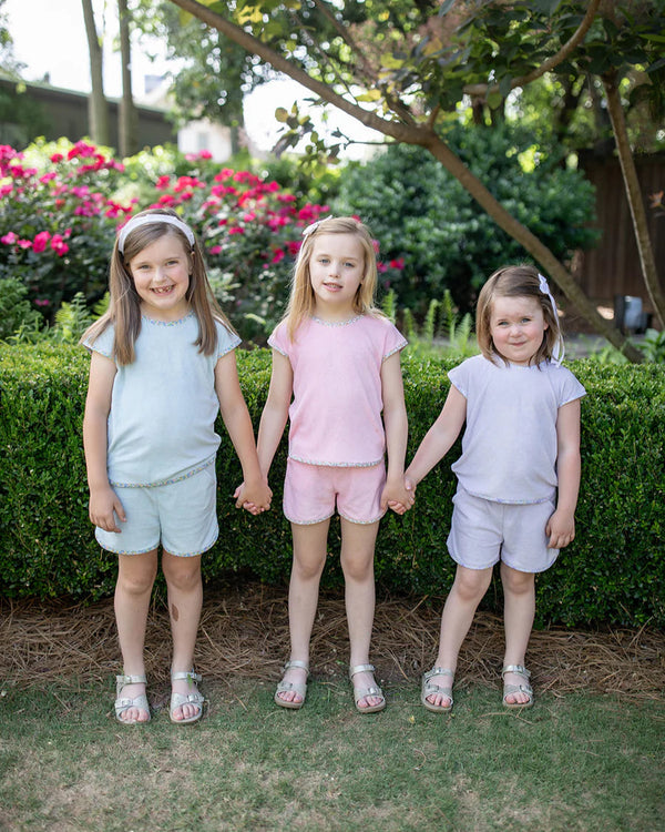 Terry Short Set- Pink