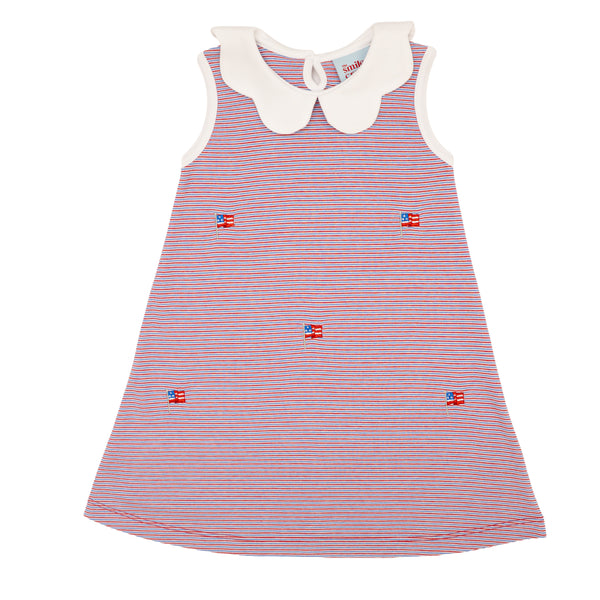 Mini Embroidery Flags Dress