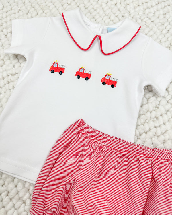 Firetruck Trio Collared Shirt
