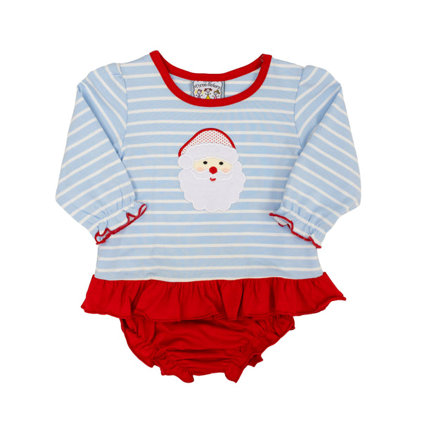 Santa Applique Diaper Set