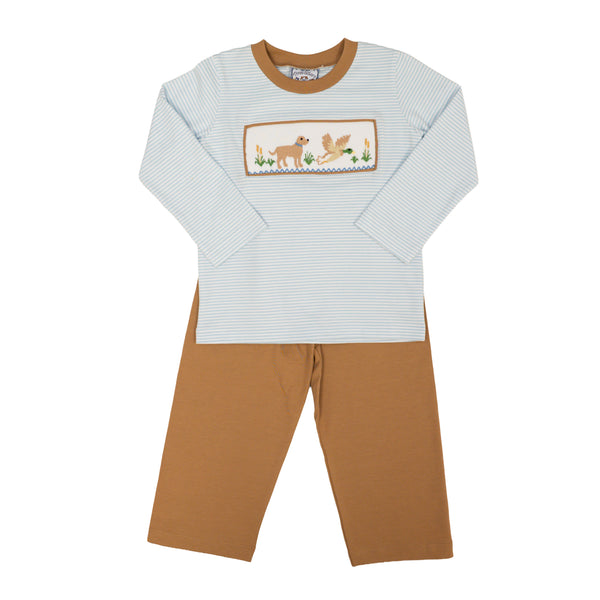 Duck Hunt Smocked Pant Set