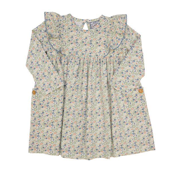 Vintage Ditsy L/S Pocket Dress