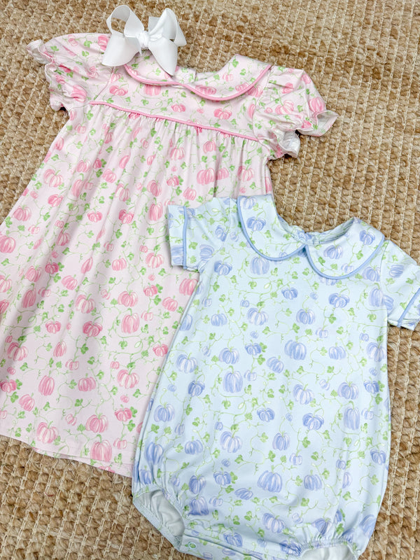 Ansley Dress- Gourd-geous Garden