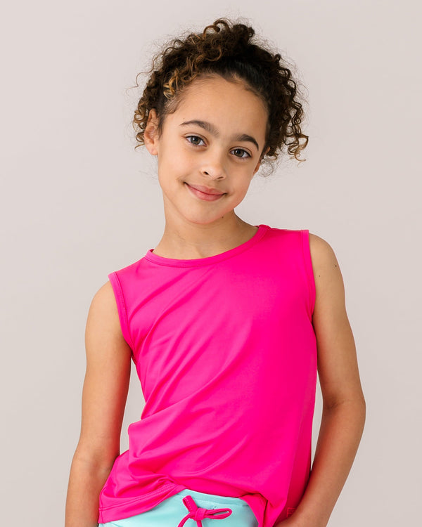 Tori Tank- Power Pink