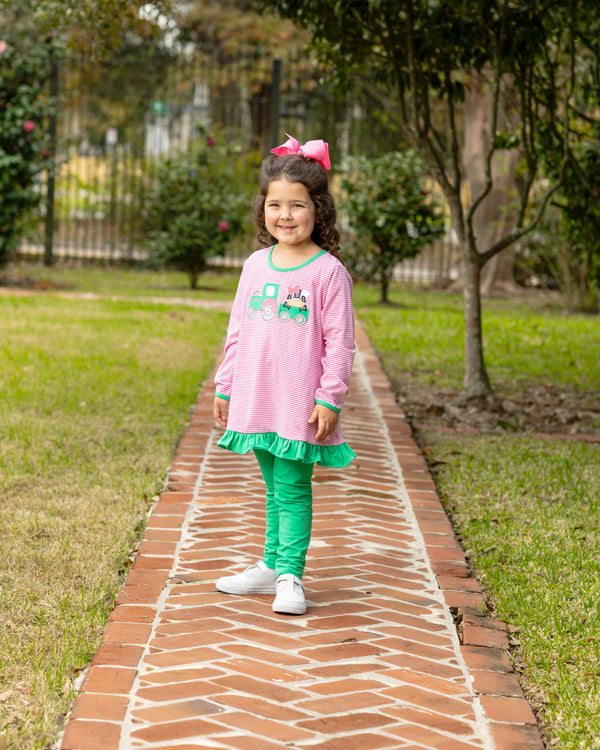 Tractor Ruffle Pant Set