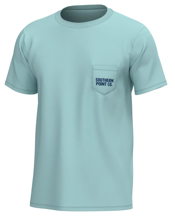 Youth Pontoon Pulling Greytons Gang Tee- Pool Water