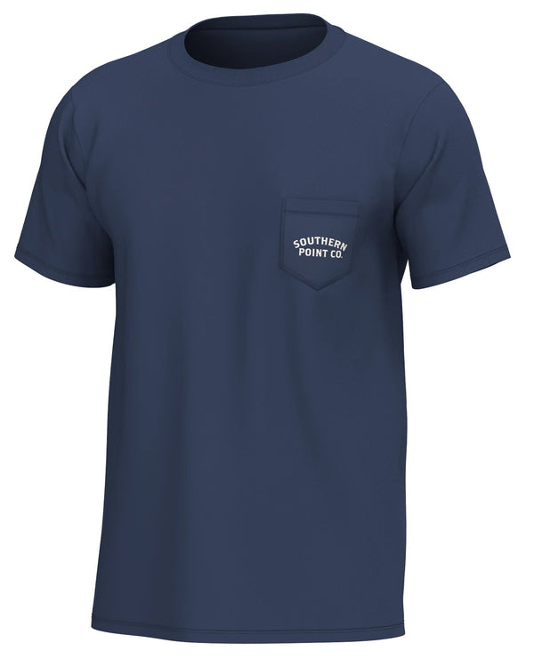 Youth Logo Arch Tee- Deep Water