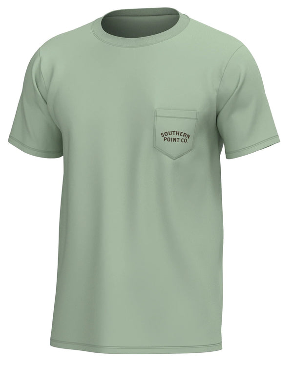 Youth Logo Arch Tee- Smoke Green