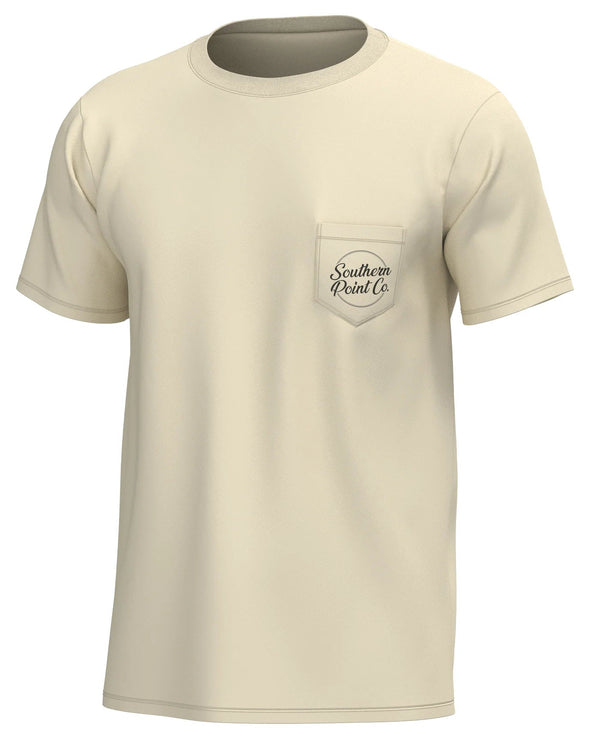Youth Simple Script Circle Tee- Cloud Cream