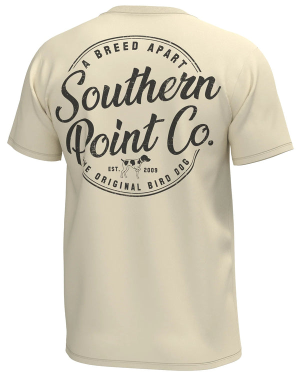Youth Simple Script Circle Tee- Cloud Cream