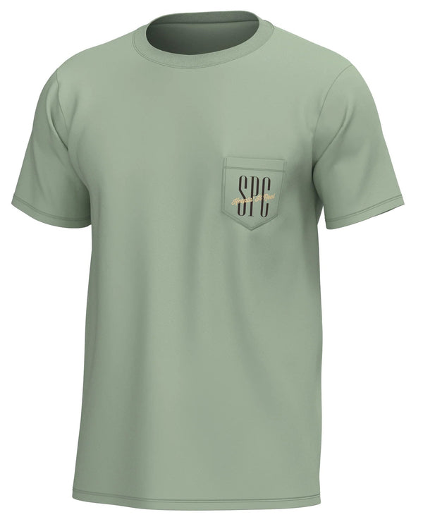 Youth Keepin' It Reel Tee- Smoke Green