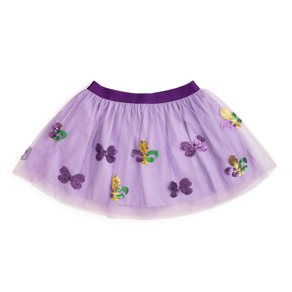 Fleur De Lis Sequin Mardi Gras Tutu