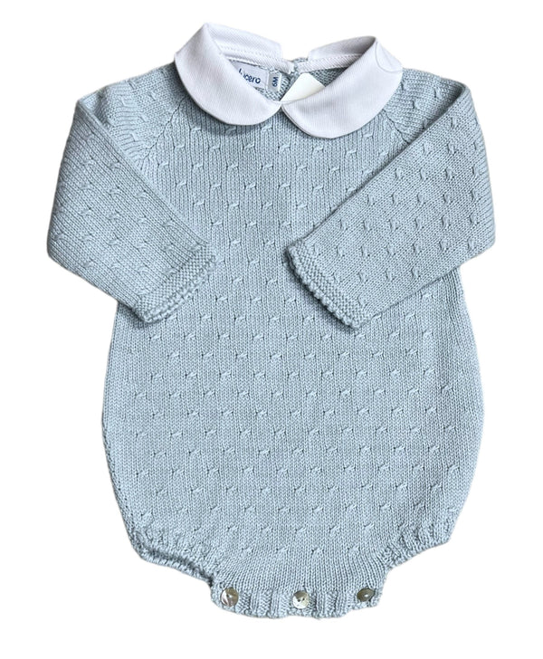 Diagonal Pattern Bubble- Light Blue