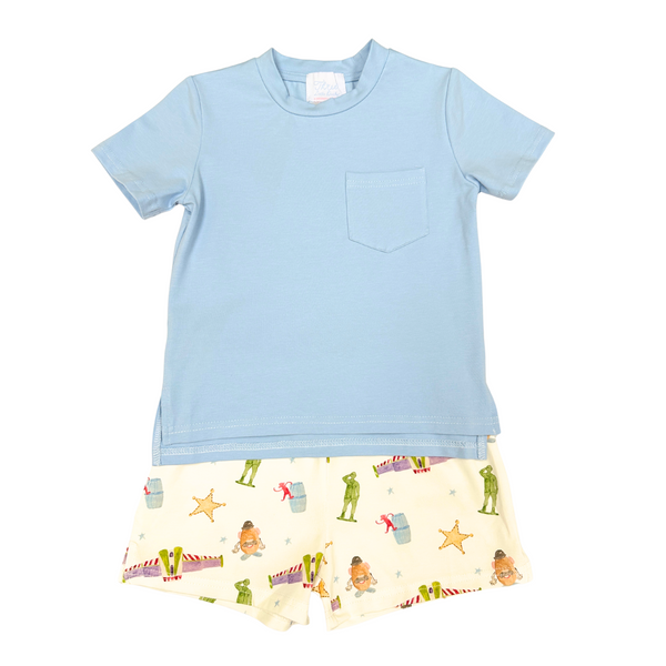 Covington Crewneck W/ Stafford Short Set- You’ve Got a Friend in Me