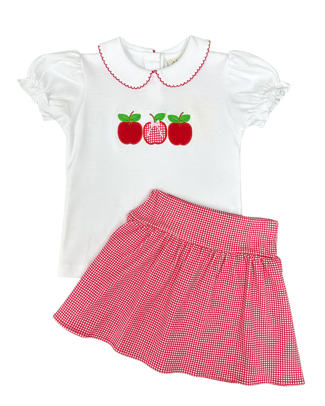 Apple Trio Peter Pan Blouse – Smock Candy