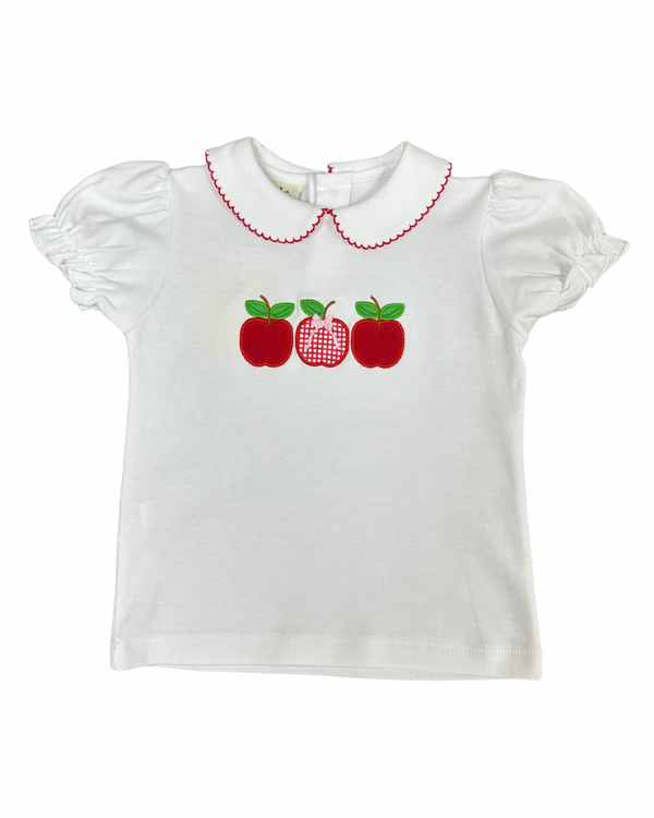 Apple Trio Peter Pan Blouse