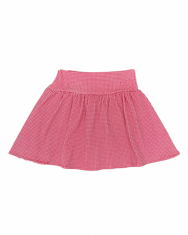 Interlock Skort- Red Gingham