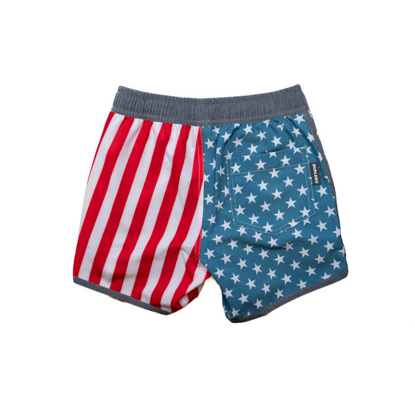 Youth Swim Trunk- Throwback USA