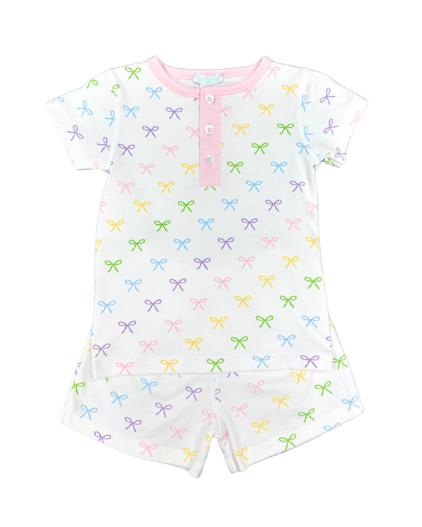 Bows Pima Loungewear Short Set