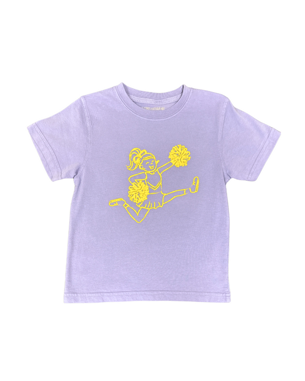 Purple/Yellow Cheerleader T-Shirt
