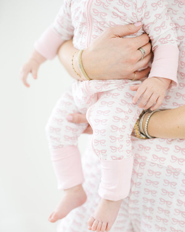 Bow Sleep Zip Romper