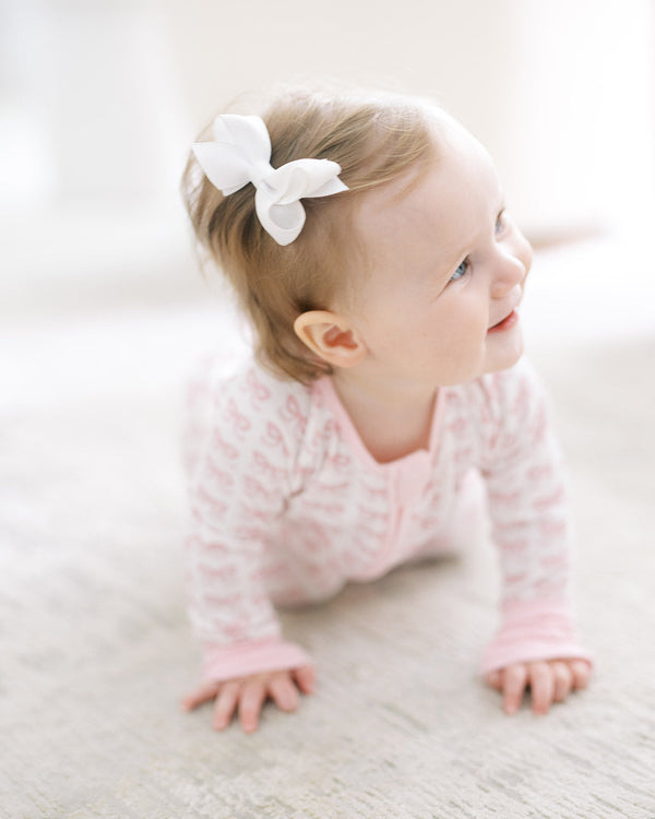Bow Sleep Zip Romper