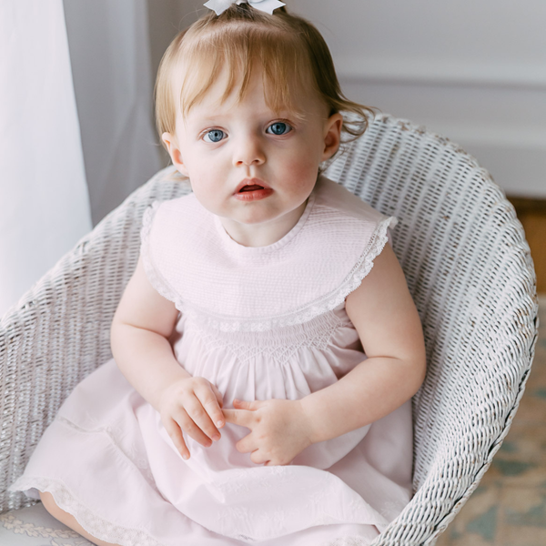 Vintage Pintucked Collar Dress
