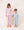 Pink Vintage Santa Pajama Set