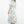 Puff Sleeve Floral Maxi Dress- Light Blue