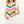 Short Sleeve Multi Color Knit Top