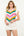 Short Sleeve Multi Color Knit Top