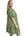 Embroidered Tiered Dress- Sage Green
