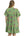 Embroidered Tiered Dress- Sage Green