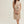 Striped Side-Tie Dress- Mocha/Cream